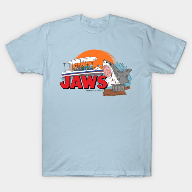 Ride The Jaws T-Shirt by DeepDiveThreads